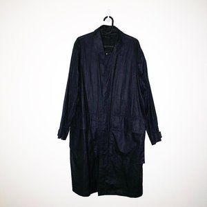 TRÈS BIEN Linen Blend Mac Coat